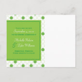 グリーンサークル日付カードの保存 案内ポストカード (裏面)