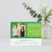 グリーンサークル日付カードの保存 案内ポストカード (スタンド正面)