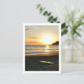 グリーンサーフボード：日本 ポストカード (スタンド正面)