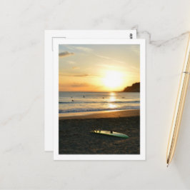 グリーンサーフボード:日本 ポストカード