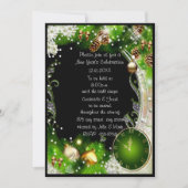 グリーンザクロック12新年のパーティー 招待状 (正面)