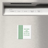 グリーンシェフ縁どロン日付磁石の保存 マグネット (インサイチュ (食洗機))