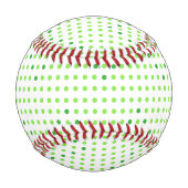 グリーンシェブロンドットベースボール 野球ボール (裏面)