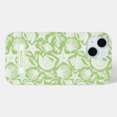 グリーンシェル オーダーメイド Case-Mate iPhoneケース (裏面 (横))