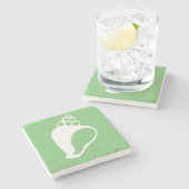 グリーンシェル ストーンコースター (横)