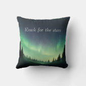 グリーンシェードオブノーザンライトナイトスカイ クッション (裏面)
