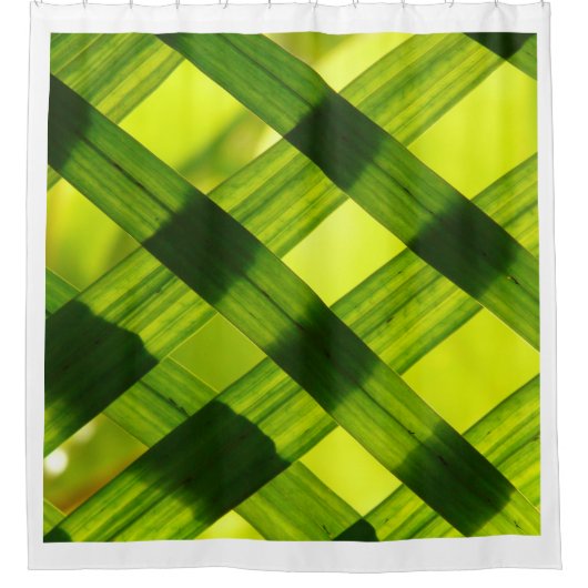 グリーンシェード シャワーカーテン (正面)