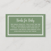 グリーンシエリートリンド赤ちゃんシャワーベビー エンクロージャーカード (正面)