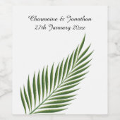 グリーンシダのカスタマイズ可能なワインラベル ワインラベル (シングルラベル)