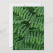 グリーンシダ自然パーティー 招待状 (裏面)