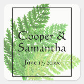 グリーンシダ |植物学 スクエアシール (正面)