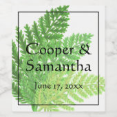 グリーンシダ |植物学 ワインラベル (シングルラベル)