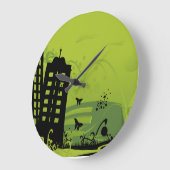 グリーンシティウォールクロック ラージ壁時計 (傾斜)