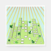 グリーンシティ スタンダードランチョンナプキン (正面)