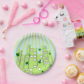 グリーンシティ ペーパープレート (パーティー)