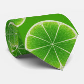 グリーンシトラスライムフルーツスライス ネクタイ (ロール)