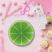 グリーンシトラスライムフルーツスライス ペーパープレート (パーティー)