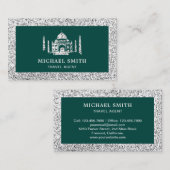 グリーンシフェイクルバーグリッタータジマハルトラベルエージェント 名刺 (正面/裏面)