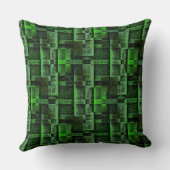 グリーンシミュレート花崗岩の大理石のデジタル実装 クッション (裏面)