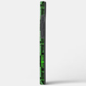 グリーンシミュレート花崗岩の大理石のデジタル実装 Case-Mate iPhoneケース (裏面 / 左)