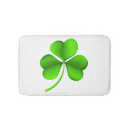 グリーンシャムロックオンホワイトbmcnt バスマット