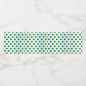 グリーンシャムロックサンパトリックの日 ペットボトルラベル (シングルラベル)