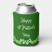 グリーンシャムロックスハッピーSt patricks dayパーティーラッキー 缶クーラー (缶裏面)