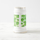 グリーンシャムロックセントパトリックのデービールスタイン ビールジョッキ (中央)