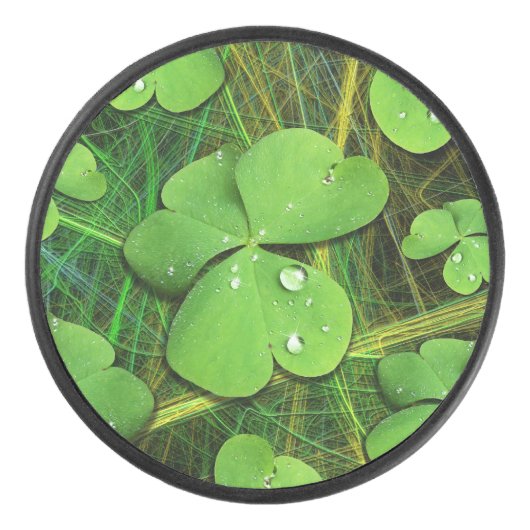 グリーンシャムロックセントパトリックのiPhone 5ケースメイト アイスホッケーパック (正面)