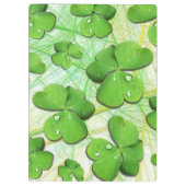 グリーンシャムロックセントパトリックのiPhone 5ケースメイト クリップボード (裏面)