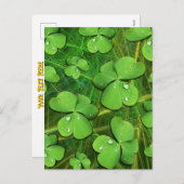 グリーンシャムロックセントパトリックのiPhone 5ケースメイト シーズンポストカード (正面/裏面)