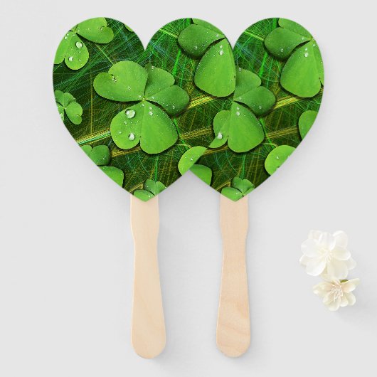 グリーンシャムロックセントパトリックのiPhone 5ケースメイト ハンドファン (正面&裏面)