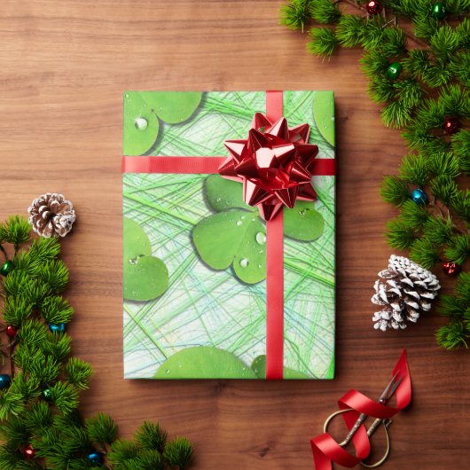 グリーンシャムロックセントパトリックのiPhone 5ケースメイト ラッピングペーパー (クリスマスギフト)