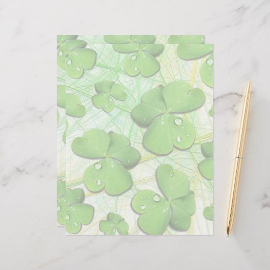 グリーンシャムロックセントパトリックのiPhone 5ケースメイト レターヘッド (正面/裏面インサイチュ)