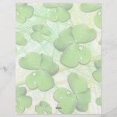 グリーンシャムロックセントパトリックのiPhone 5ケースメイト レターヘッド (裏面)