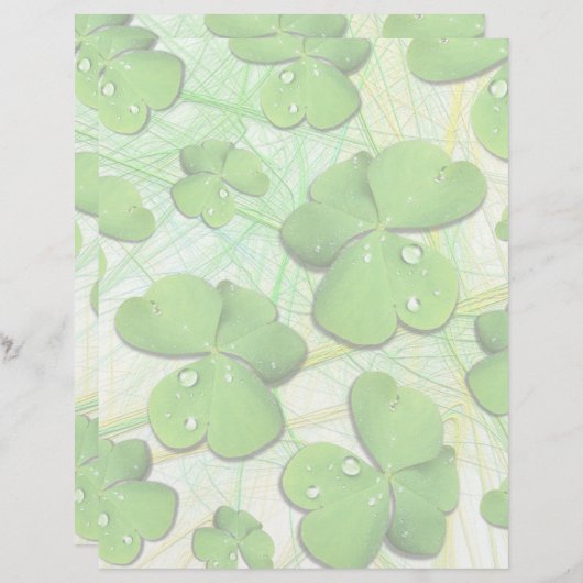 グリーンシャムロックセントパトリックのiPhone 5ケースメイト レターヘッド (正面/裏面)