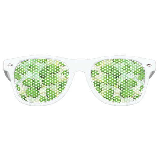 グリーンシャムロックセントパトリックのiPhone 5ケースメイト レトロサングラス (正面)