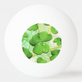 グリーンシャムロックセントパトリックのiPhone 5ケースメイト 卓球ボール (裏面)