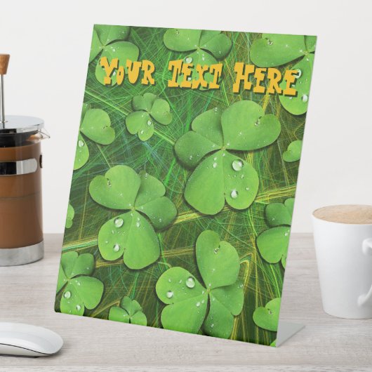 グリーンシャムロックセントパトリックのiPhone 5ケースメイト 台座サイン (インサイチュ)