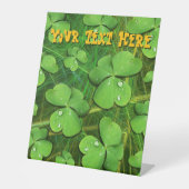 グリーンシャムロックセントパトリックのiPhone 5ケースメイト 台座サイン (正面)