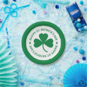 グリーンシャムロックハッピーセントパトリックの日パーティー ペーパープレート (パーティー)