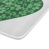 グリーンシャムロックハートセントパトリックの日 カッティングボード (角)