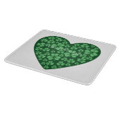 グリーンシャムロックハートセントパトリックの日 カッティングボード (角)