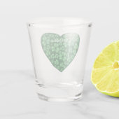 グリーンシャムロックハートセントパトリックズデイ  ショットグラス (裏面)