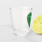 グリーンシャムロックハートセントパトリックズデイ  ショットグラス (左)