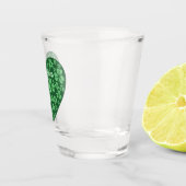 グリーンシャムロックハートセントパトリックズデイ  ショットグラス (右)