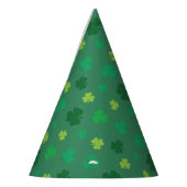 グリーンシャムロックパターンSt patricks day パーティーハット (左)