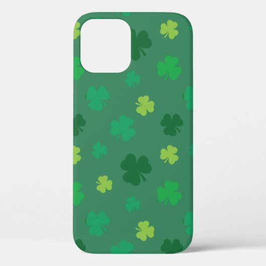 グリーンシャムロックパターンSt patricks day Case-Mate iPhoneケース (裏面)