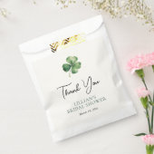 グリーンシャムロックブライダルシャワー フェイバーバッグ (封をした状態)