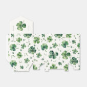 グリーンシャムロックブライダルシャワー フェイバーボックス (折り畳みなし)